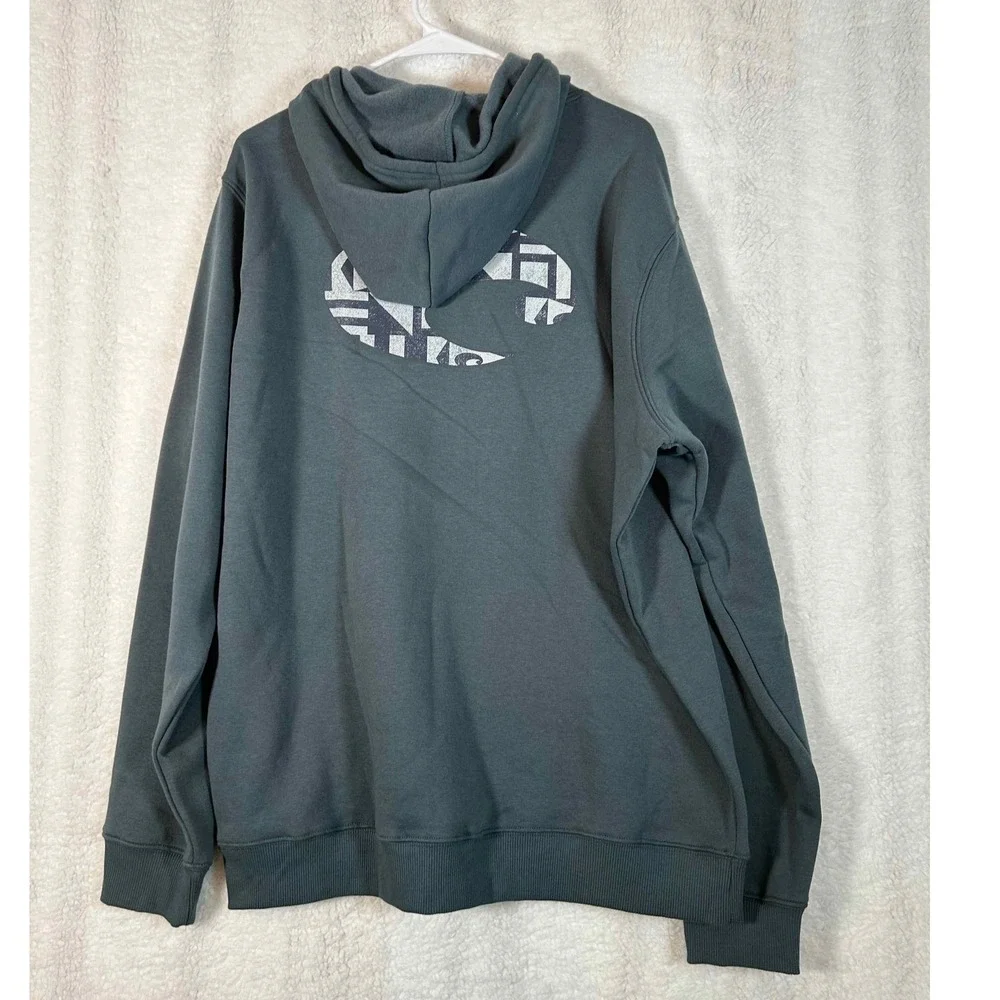 Costa Pullover Hoodie Sweatshirt Pocket Blue Mens Size XL - Picture 8 of 13